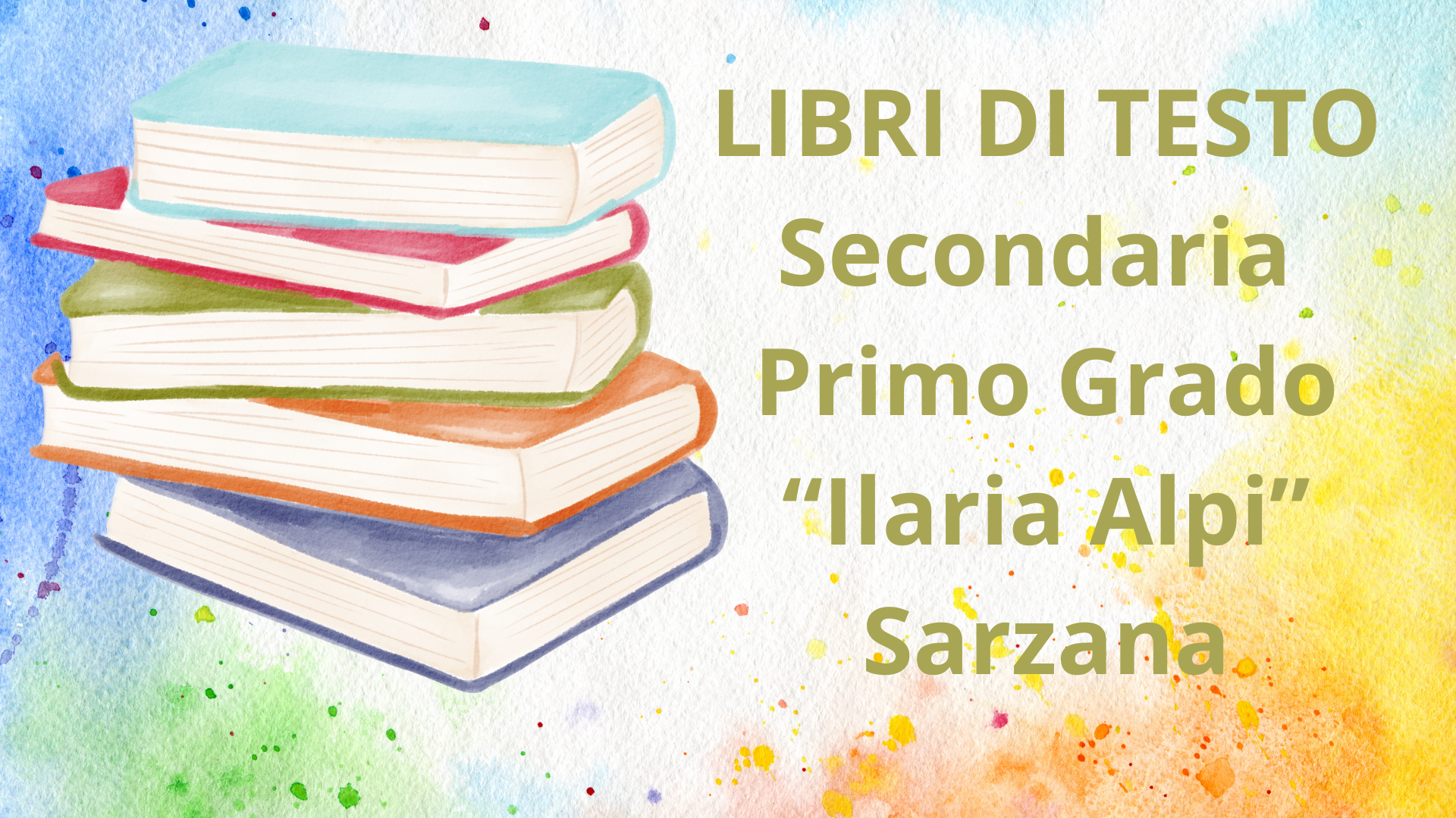 LIBRI DI TESTO SECONDARIA DI PRIMO GRADO 26/27